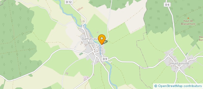 localisation de l'entreprise MONSIEUR EMMANUEL THIEBAUT  DAMAS-AUX-BOIS