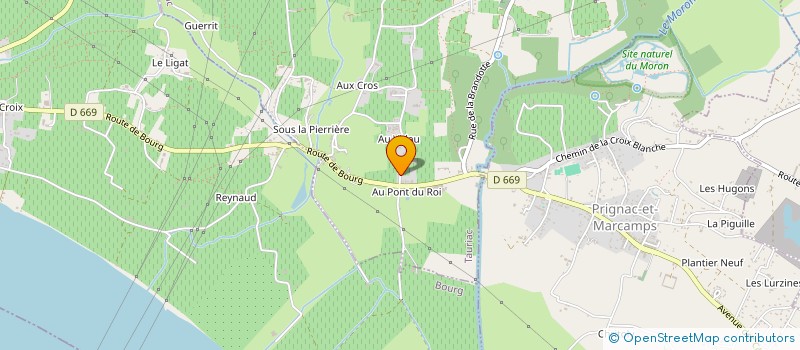 localisation de l'entreprise MONSIEUR EMMANUEL THIERRY  TAURIAC