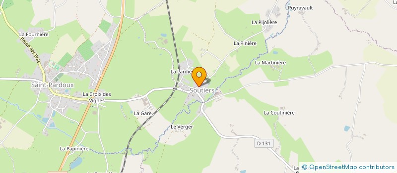 localisation de l'entreprise MONSIEUR EMMANUEL THOMAZEAU  SAINT-PARDOUX-SOUTIERS