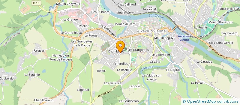 localisation de l'entreprise MONSIEUR EMMANUEL TIGOULET  AIXE-SUR-VIENNE