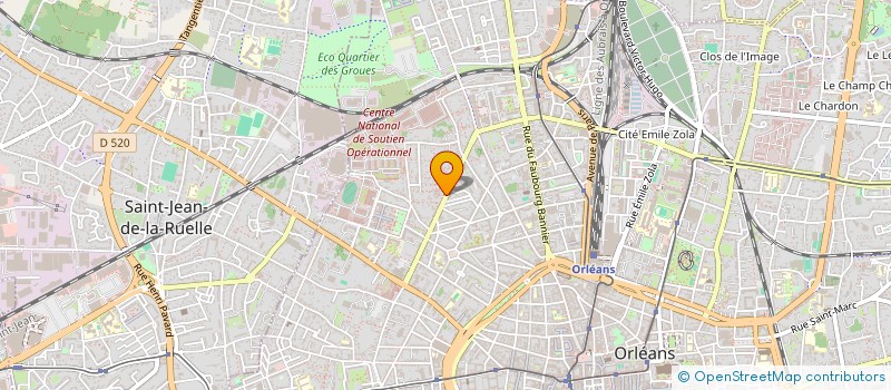 localisation de l'entreprise MONSIEUR EMMANUEL TILLAY  ORLEANS