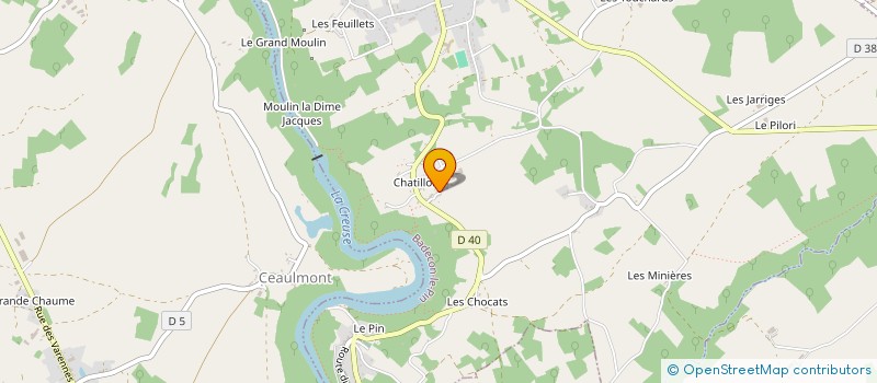 localisation de l'entreprise MONSIEUR EMMANUEL TIXIER à BADECON-LE-PIN