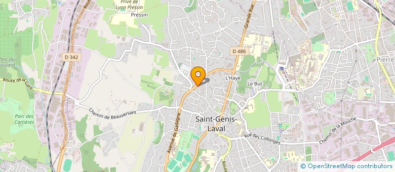 localisation de l'entreprise MONSIEUR EMMANUEL TIXIER  SAINT-GENIS-LAVAL