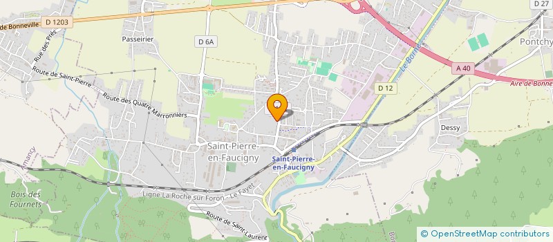 localisation de l'entreprise MONSIEUR EMMANUEL TOCHON FERDOLLET  SAINT-PIERRE-EN-FAUCIGNY