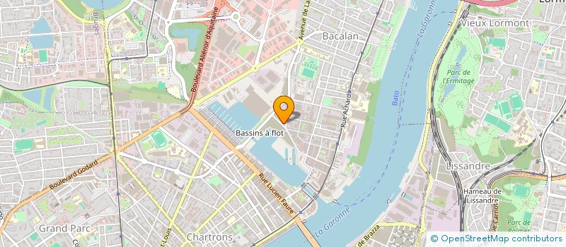 localisation de l'entreprise MONSIEUR EMMANUEL TOME  BORDEAUX