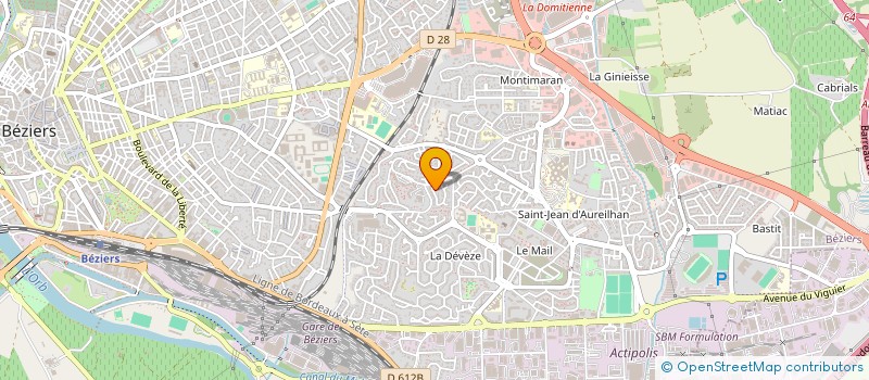 localisation de l'entreprise MONSIEUR EMMANUEL TOSI à BEZIERS
