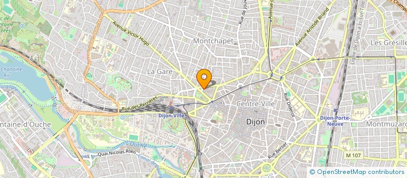 localisation de l'entreprise MONSIEUR EMMANUEL TOURAILLE  DIJON