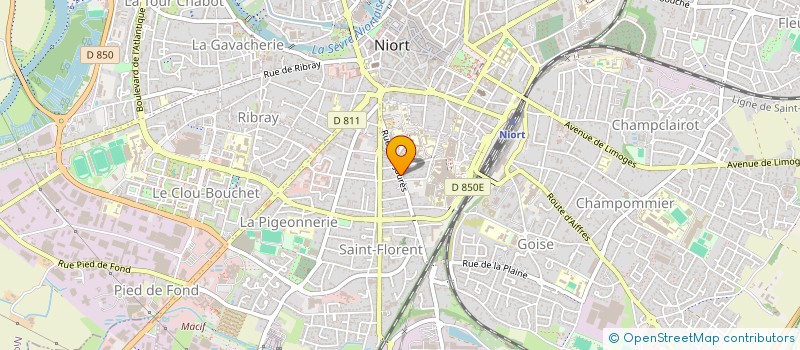 localisation de l'entreprise MONSIEUR EMMANUEL TOURON à NIORT