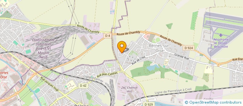 localisation de l'entreprise MONSIEUR EMMANUEL TOUSSAINT  BERNES-SUR-OISE