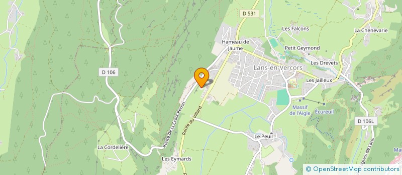 localisation de l'entreprise MONSIEUR EMMANUEL TRIBOULAT  SAINT-MARTIN-EN-VERCORS