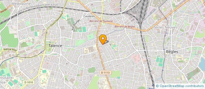 localisation de l'entreprise MONSIEUR EMMANUEL TRIONE à BEGLES
