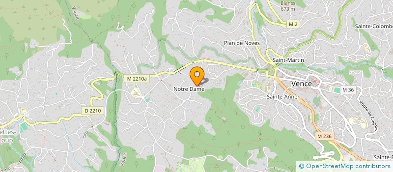localisation de l'entreprise MONSIEUR EMMANUEL TRIPODI à VENCE