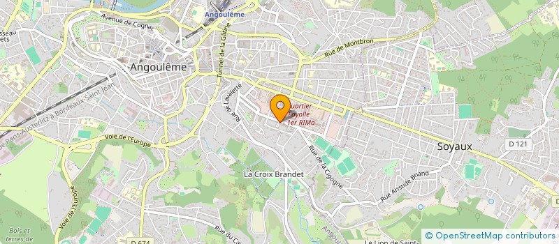 localisation de l'entreprise MONSIEUR EMMANUEL TROYARD à ANGOULEME