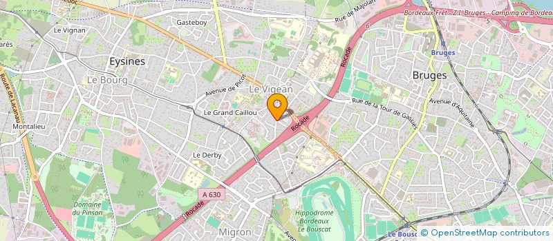 localisation de l'entreprise MONSIEUR EMMANUEL TRUFFAUT à EYSINES