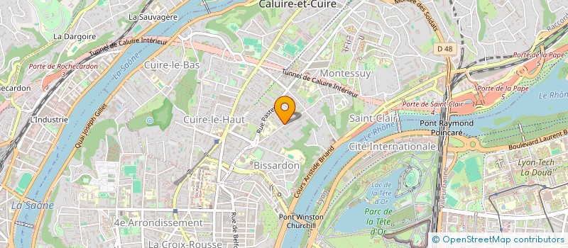 localisation de l'entreprise MONSIEUR EMMANUEL VAAST  CALUIRE-ET-CUIRE