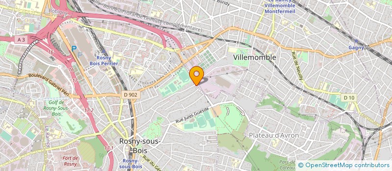 localisation de l'entreprise MONSIEUR EMMANUEL VAILLANT  VILLEMOMBLE