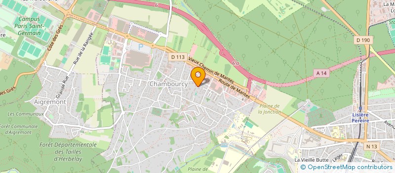 localisation de l'entreprise MONSIEUR EMMANUEL VAN PARYS  CHAMBOURCY