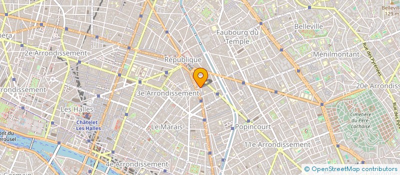 localisation de l'entreprise MONSIEUR EMMANUEL VANAUDENHOVE  PARIS