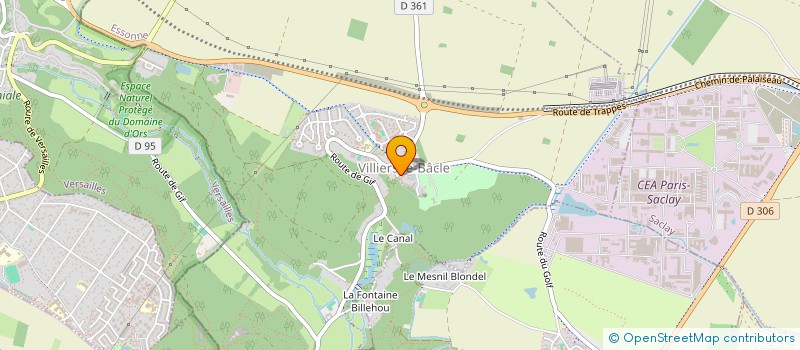 localisation de l'entreprise MONSIEUR EMMANUEL VANDAME à VILLIERS-LE-BACLE