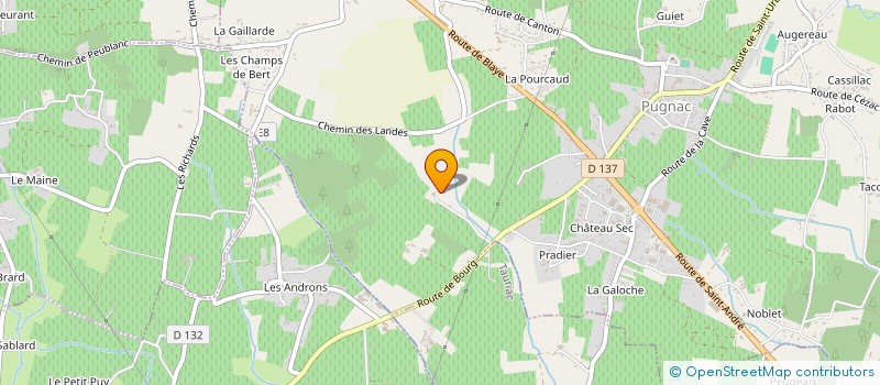 localisation de l'entreprise MONSIEUR EMMANUEL VANDEMBULCKE à PUGNAC