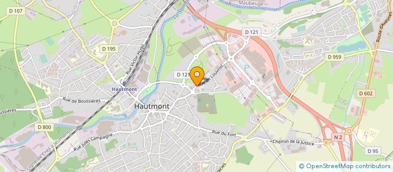 localisation de l'entreprise MONSIEUR EMMANUEL VANGERTRUY  HAUTMONT