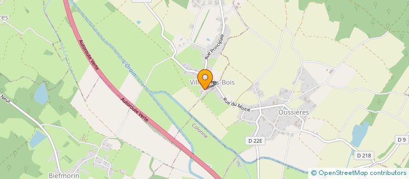 localisation de l'entreprise MONSIEUR EMMANUEL VANNIER  VILLERS-LES-BOIS