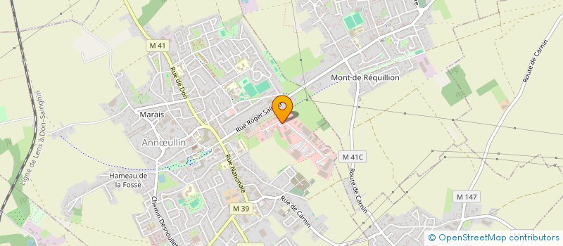 localisation de l'entreprise MONSIEUR EMMANUEL VANTOUROUT  ANNULLIN