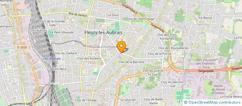 localisation de l'entreprise MONSIEUR EMMANUEL VASSORT à FLEURY-LES-AUBRAIS