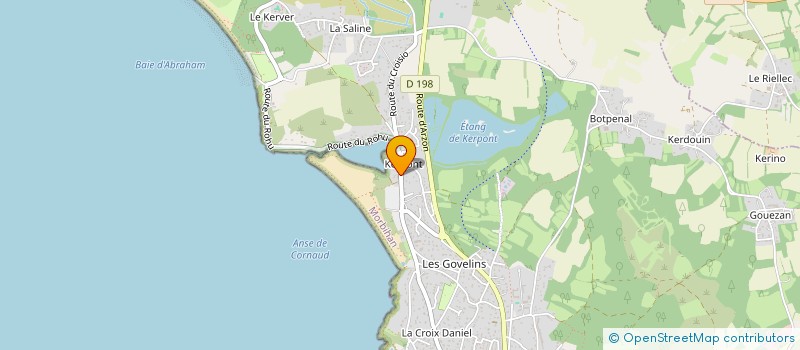 localisation de l'entreprise MONSIEUR EMMANUEL VAUGARNI  SAINT-GILDAS-DE-RHUYS