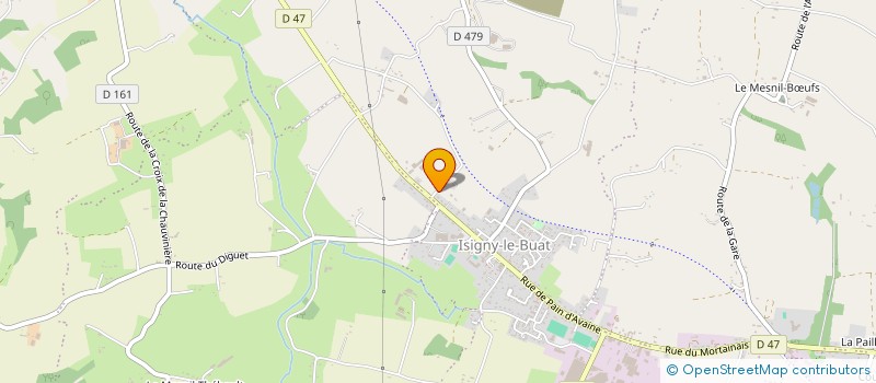 localisation de l'entreprise MONSIEUR EMMANUEL VAUGEOIS  ISIGNY-LE-BUAT