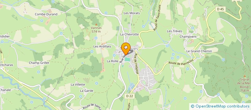 localisation de l'entreprise MONSIEUR EMMANUEL VAUTHIER  TRAMAYES