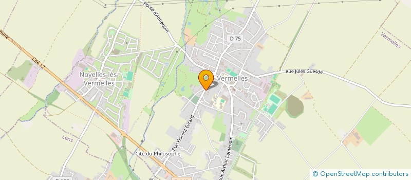 localisation de l'entreprise MONSIEUR EMMANUEL VAZE  VERMELLES