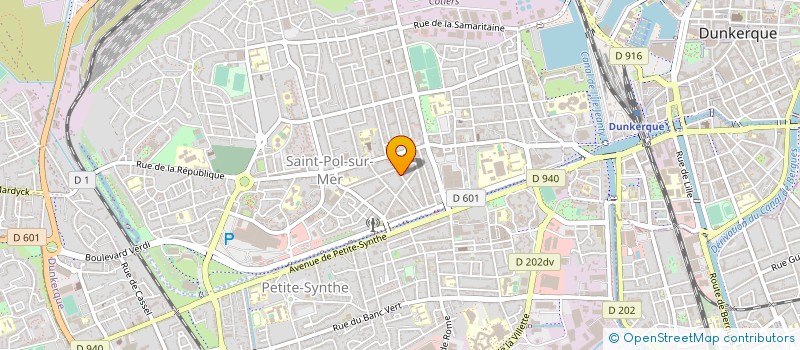 localisation de l'entreprise MONSIEUR EMMANUEL VERFAILLIE à DUNKERQUE