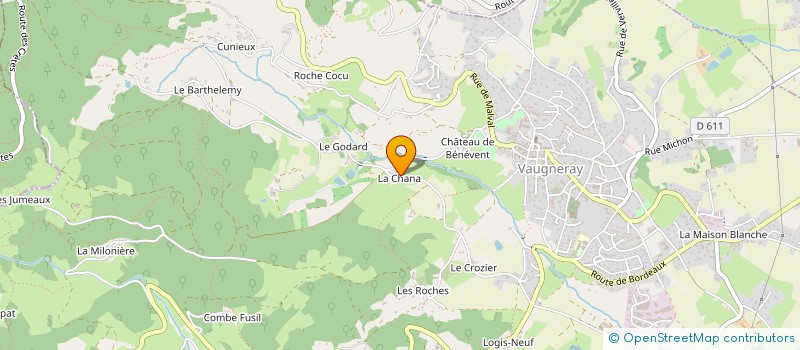 localisation de l'entreprise MONSIEUR EMMANUEL VERICEL à VAUGNERAY