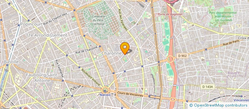 localisation de l'entreprise MONSIEUR EMMANUEL VIAU  PARIS