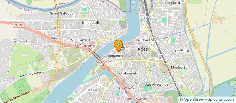 localisation de l'entreprise MONSIEUR EMMANUEL VIDON  ARLES