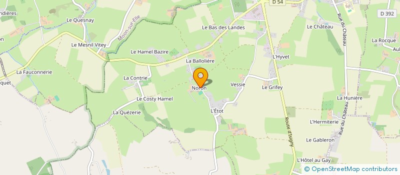 localisation de l'entreprise MONSIEUR EMMANUEL VINCENT  SAINT CLAIR SUR L'ELLE