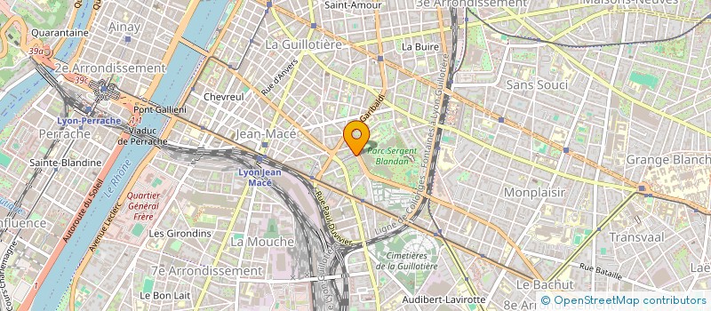 localisation de l'entreprise MONSIEUR EMMANUEL VINCENT  LYON