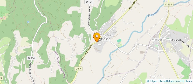 localisation de l'entreprise MONSIEUR EMMANUEL VINCENT-GENOD  CHARMES-SUR-L'HERBASSE