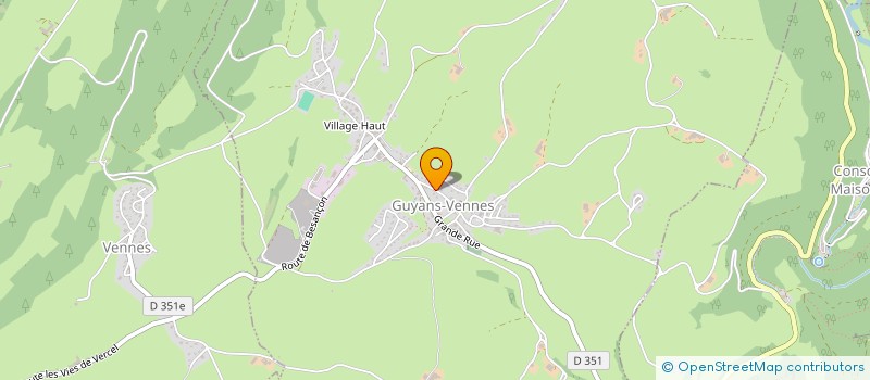 localisation de l'entreprise MONSIEUR EMMANUEL VINCENT PAS SEVELIN  GUYANS-VENNES