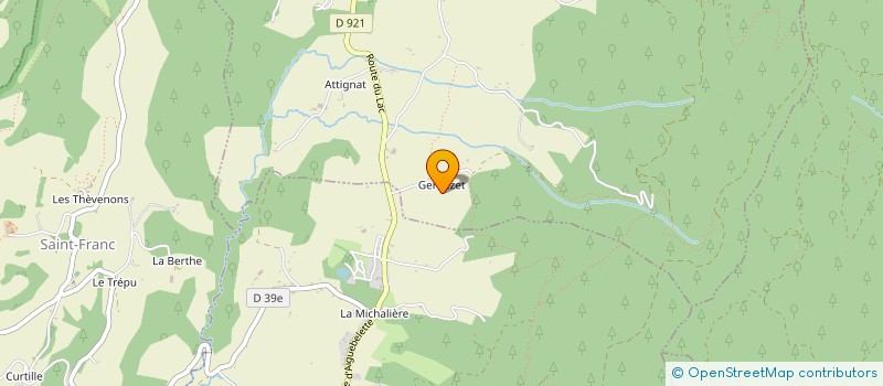 localisation de l'entreprise MONSIEUR EMMANUEL VOISIN  ATTIGNAT-ONCIN