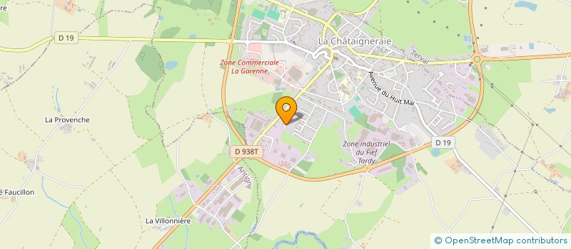 localisation de l'entreprise MONSIEUR EMMANUEL VRIGNAUD à LA CHATAIGNERAIE