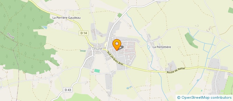 localisation de l'entreprise MONSIEUR EMMANUEL VRILLAC  THURE