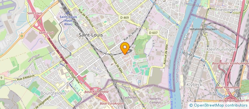 localisation de l'entreprise MONSIEUR EMMANUEL WACKER  SAINT-LOUIS