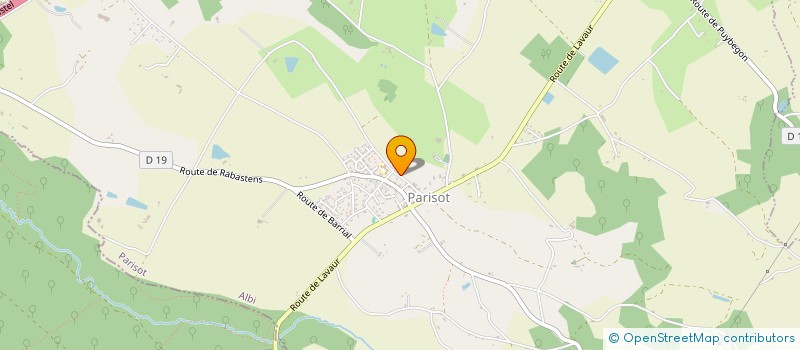 localisation de l'entreprise MONSIEUR EMMANUEL WALBERT  PARISOT