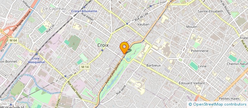 localisation de l'entreprise MONSIEUR EMMANUEL WATINE  ROUBAIX