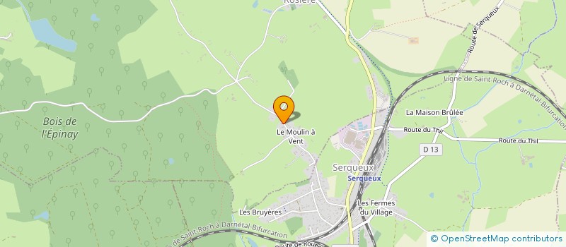 localisation de l'entreprise MONSIEUR EMMANUEL WAUTERS  BEAUBEC-LA-ROSIERE