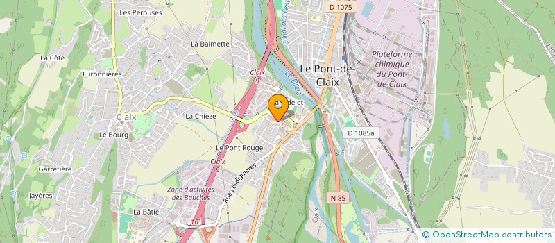 localisation de l'entreprise MONSIEUR EMMANUEL WENGER  CLAIX