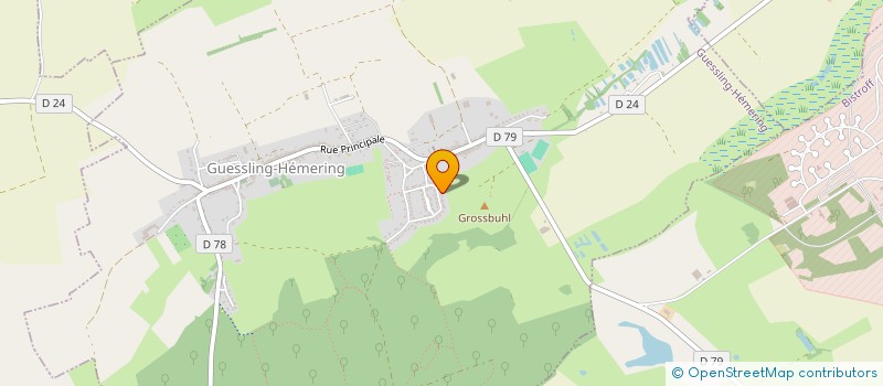 localisation de l'entreprise MONSIEUR EMMANUEL WENK  GUESSLING-HEMERING