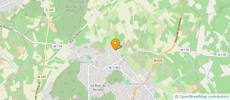 localisation de l'entreprise MONSIEUR EMMANUEL XEMAR  BEAULIEU